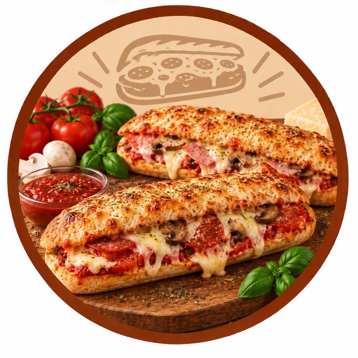 Pizza szendvicsek